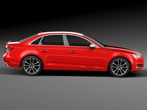 Audi S4 Sedan 2017 3D Model
