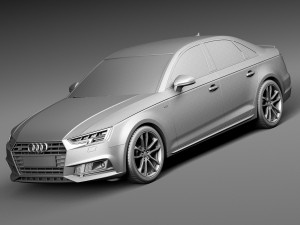 Audi S4 Sedan 2017 3D मॉडल