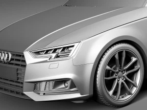 Audi S4 Sedan 2017 3D Model