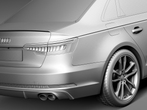 Audi S4 Sedan 2017 3D मॉडल