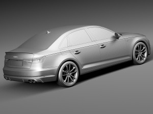 Audi S4 Sedan 2017 3D मॉडल