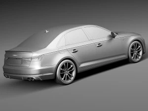 Audi S4 Sedan 2017 3D Model