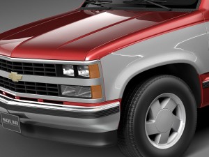 Chevrolet Silverado Extended Cab 1988-1999 3D Model