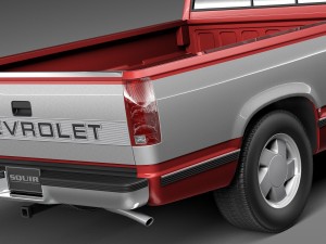 Chevrolet Silverado Extended Cab 1988-1999 3D Model
