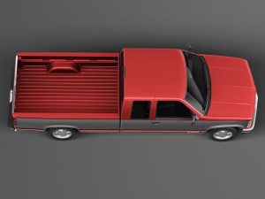 Chevrolet Silverado Extended Cab 1988-1999 3D Model