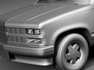 Chevrolet Silverado Extended Cab 1988-1999 3D Model