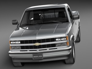 Chevrolet Silverado C1500 Regular Cab 1988-1999 3D Model