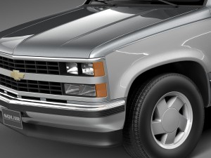 Chevrolet Silverado C1500 Regular Cab 1988-1999 3D Model