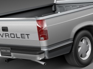 Chevrolet Silverado C1500 Regular Cab 1988-1999 3D Model