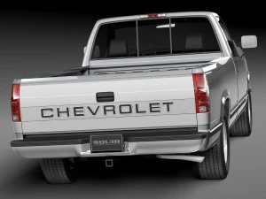 Chevrolet Silverado C1500 Regular Cab 1988-1999 3D Model