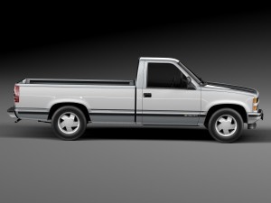 Chevrolet Silverado C1500 Regular Cab 1988-1999 3D Model