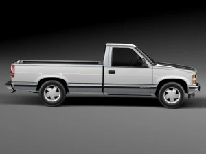 Chevrolet Silverado C1500 Regular Cab 1988-1999 3D Model