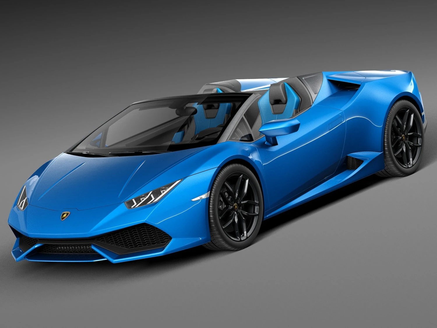 Huracan LP 610-4 Spyder 2017 3D Model .c4d .max .obj .3ds .fbx .stl .blend