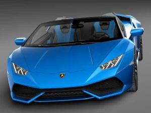 Huracan LP 610-4 Spyder 2017 3D Model