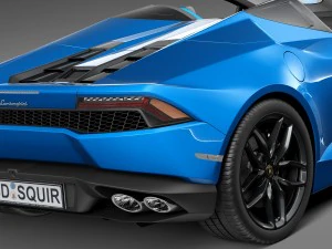 Huracan LP 610-4 Spyder 2017 3D Model