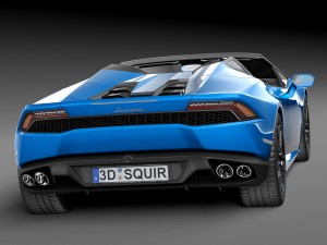 Huracan LP 610-4 Spyder 2017 Modello 3D