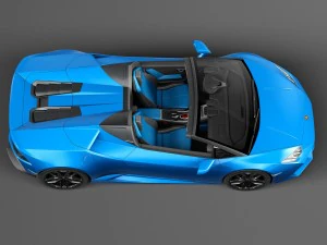 Huracan LP 610-4 Spyder 2017 3D Model