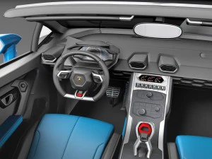 Huracan LP 610-4 Spyder 2017 3D Model