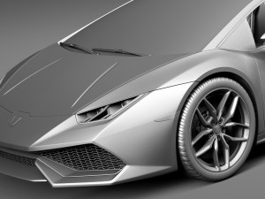 Huracan LP 610-4 Spyder 2017 Modello 3D
