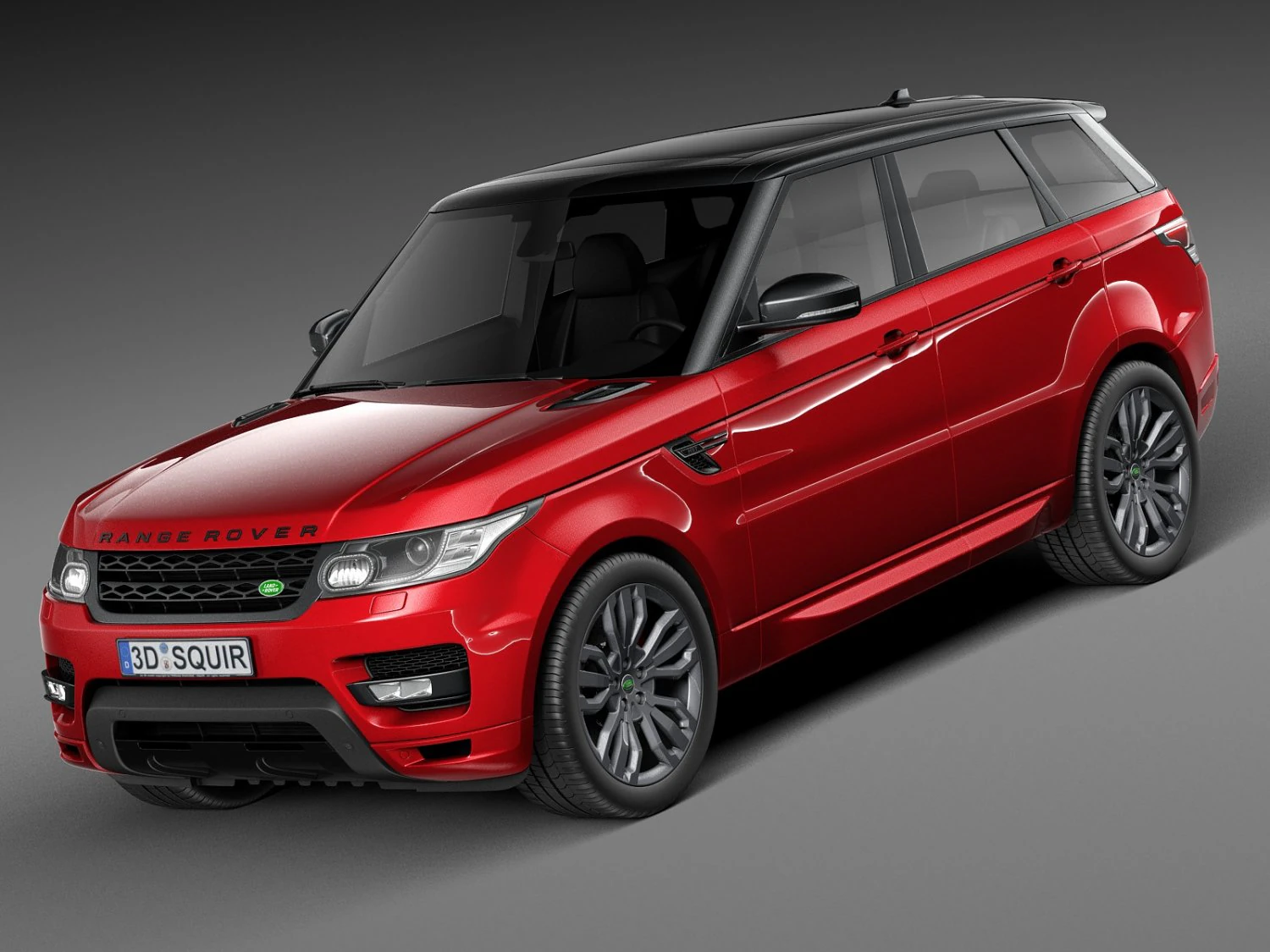 Range Rover Sport HST 2016 3D Model .c4d .max .obj .3ds .fbx .stl .blend