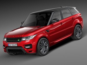 Range Rover Sport HST 2016 3D Model
