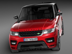Range Rover Sport HST 2016 Model 3D