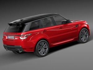 Range Rover Sport HST 2016 Model 3D
