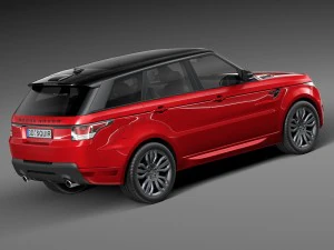 Range Rover Sport HST 2016 3D Model