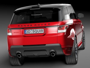 Range Rover Sport HST 2016 Model 3D