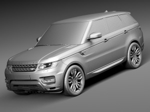 Range Rover Sport HST 2016 Model 3D