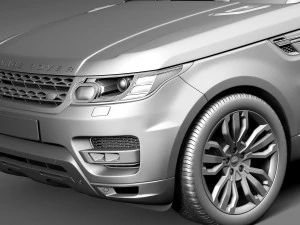 Range Rover Sport HST 2016 3D Model