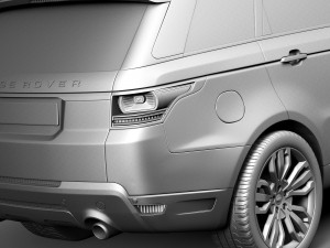 Range Rover Sport HST 2016 Model 3D