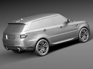 Range Rover Sport HST 2016 3D Model