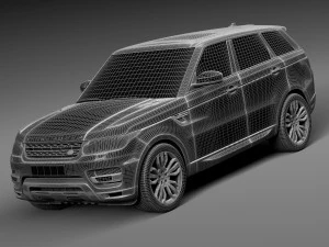 Range Rover Sport HST 2016 3D Model