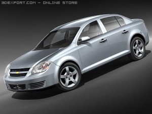 Chevrolet Cobalt Sedan 2006-2009 Modelo 3D