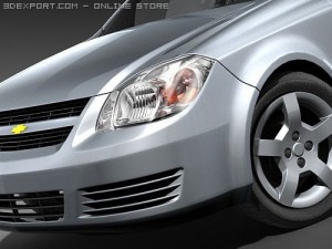 Chevrolet Cobalt Sedan 2006-2009 3Dモデル