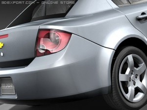 Chevrolet Cobalt Sedan 2006-2009 3Dモデル