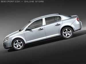 Chevrolet Cobalt Sedan 2006-2009 3Dモデル