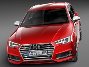 Audi S4 Avant 2017 3D Model