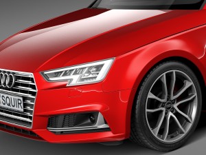 Audi S4 Avant 2017 3D Model