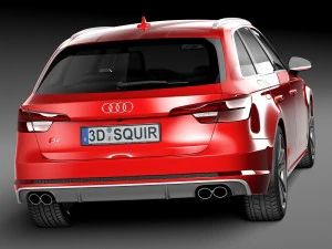 Audi S4 Avant 2017 3D Model