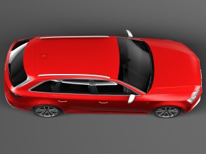 Audi S4 Avant 2017 3D Model