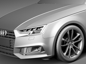 Audi S4 Avant 2017 3D Model