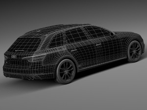 Audi S4 Avant 2017 3D Model