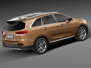 Kia Sorento 2016 Model 3D