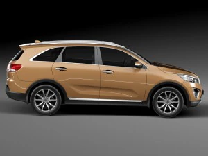 Kia Sorento 2016 3D Model