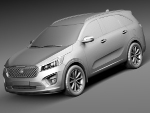Kia Sorento 2016 Model 3D