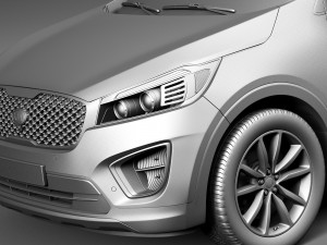 Kia Sorento 2016 Model 3D
