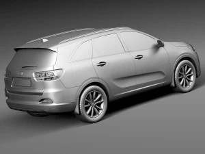 Kia Sorento 2016 3D Model