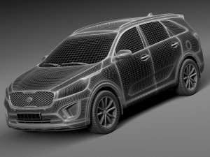 Kia Sorento 2016 Model 3D